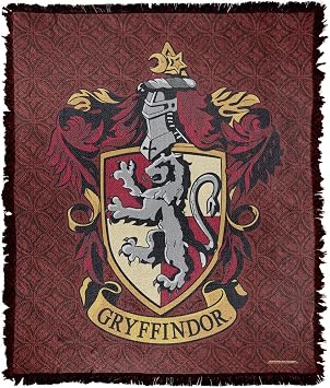 50x60 Original Gryffindor Woven Tapestry Cotton Blend Fringed Throw