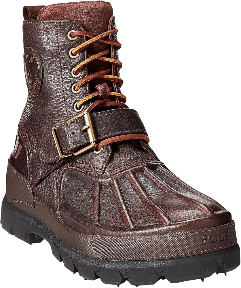 Amazon | ポロ ラルフローレン オスロ ハイS, ダークブラウン, 7