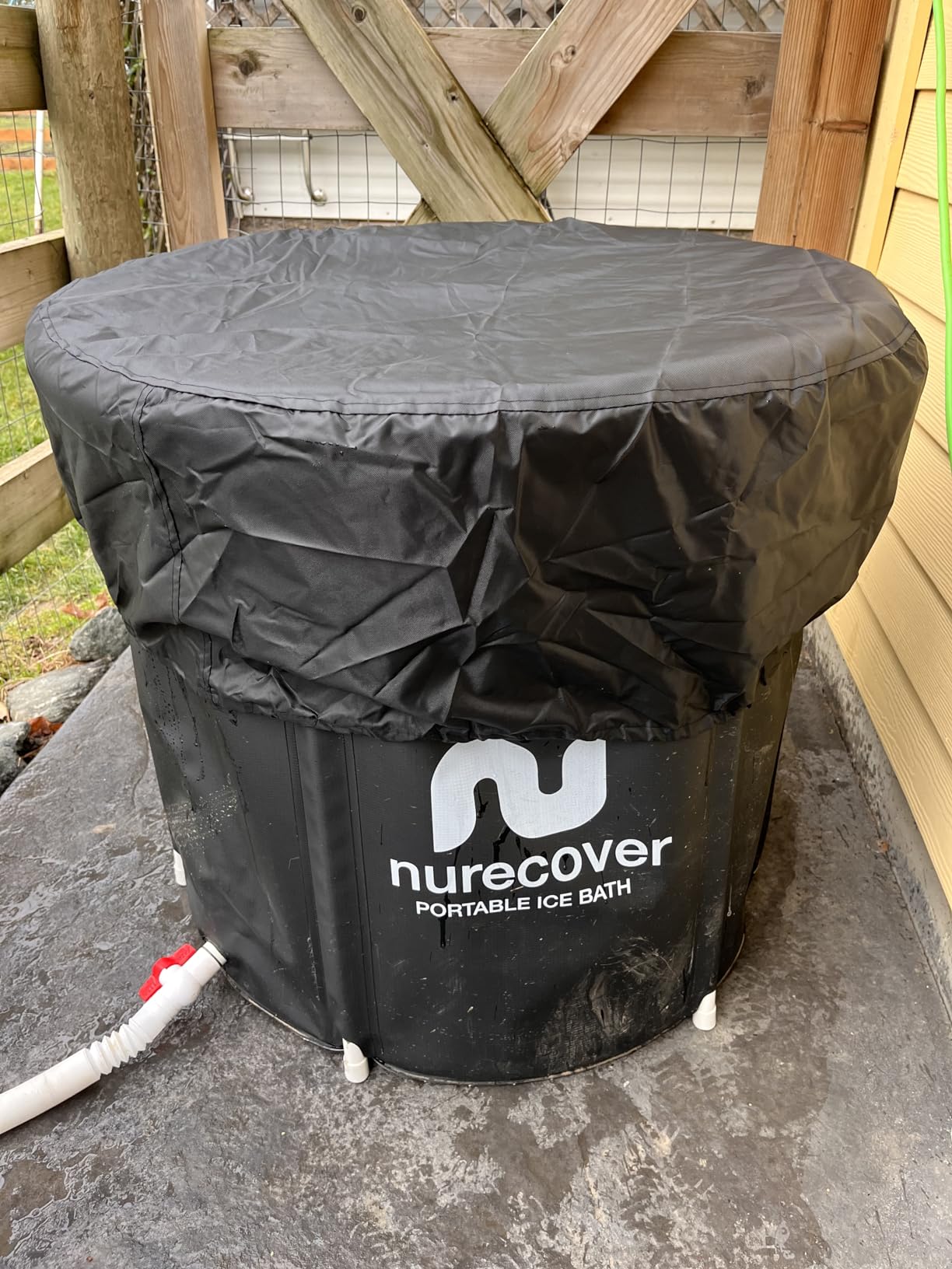 Sobana Outdoor Ice Bath Cover Ice Water Therapy Cold Plunge Tub Cover ...