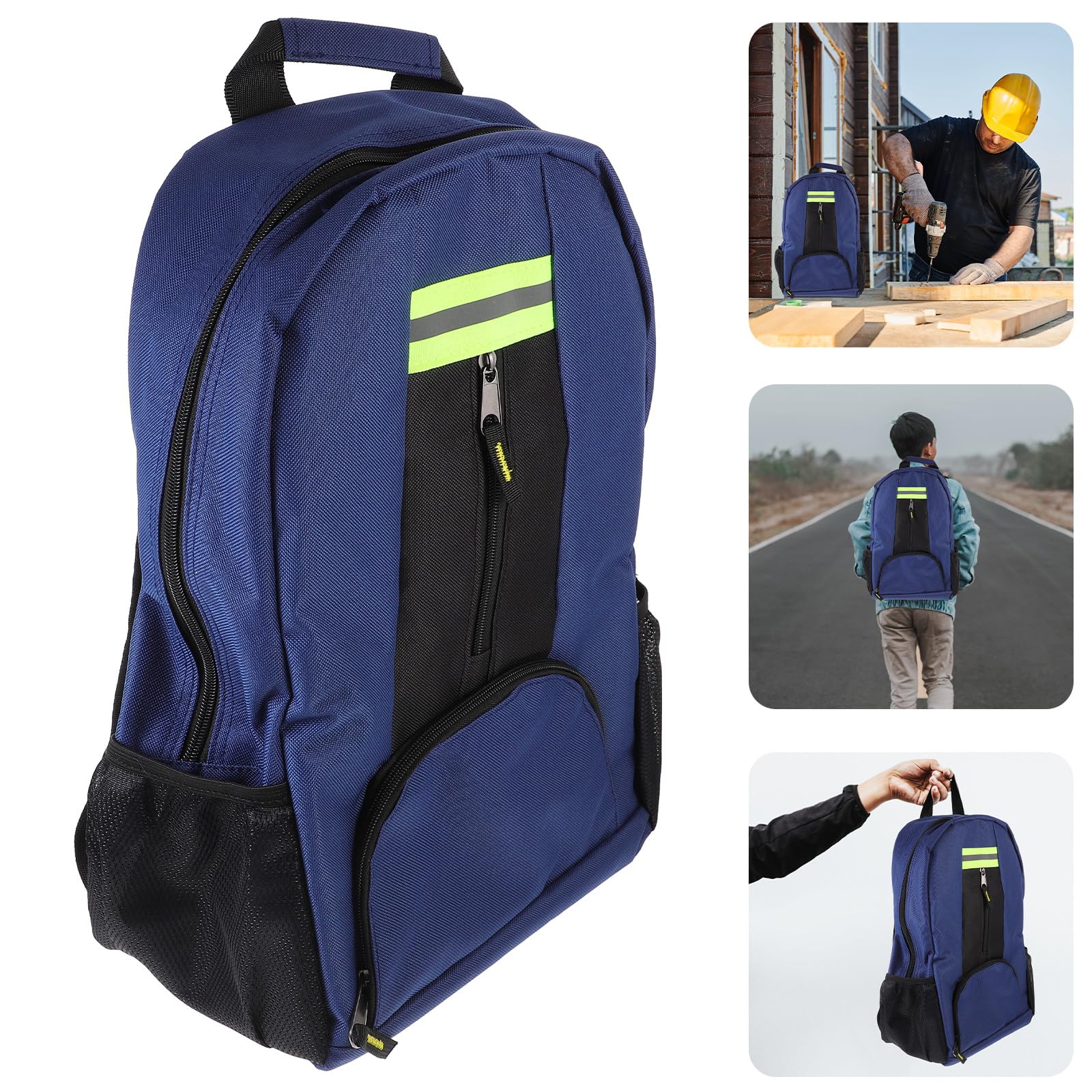 Bolsa de Herramientas de Lona Gruesa para Hombro, Organización | Decoracion Colegio, Almacenamiento de Herramientas, Resistente al Agua, Amplio Espacio, Kit de Mantenimiento