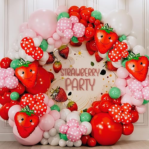 Miniatura 58 de Kit de arco de globos mexicanos todo en 1 y guirnalda con tacos pequeños y grandes, rojo, amarillo, naranja, verde, globos de fiesta mexicana