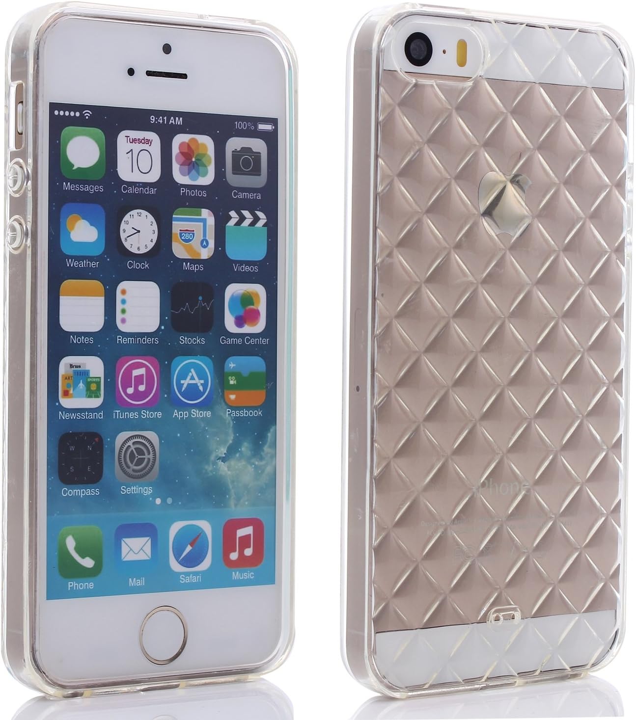 Etui Le Bon Case for iPhone 5. Criss Cross Pattern