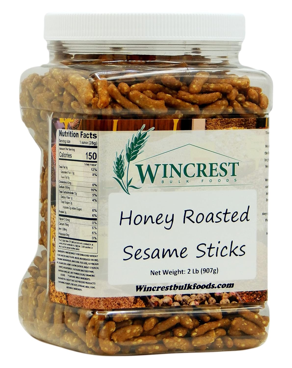 Honey Roasted Sesame Sticks 2 Lb Tub Everything Else