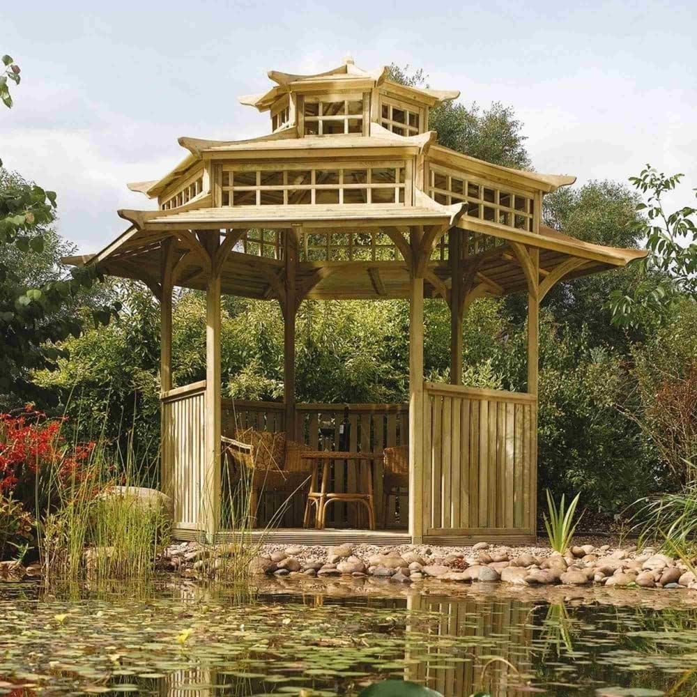 Oriental Pagoda Garden Furniture Amazon.co.uk Garden