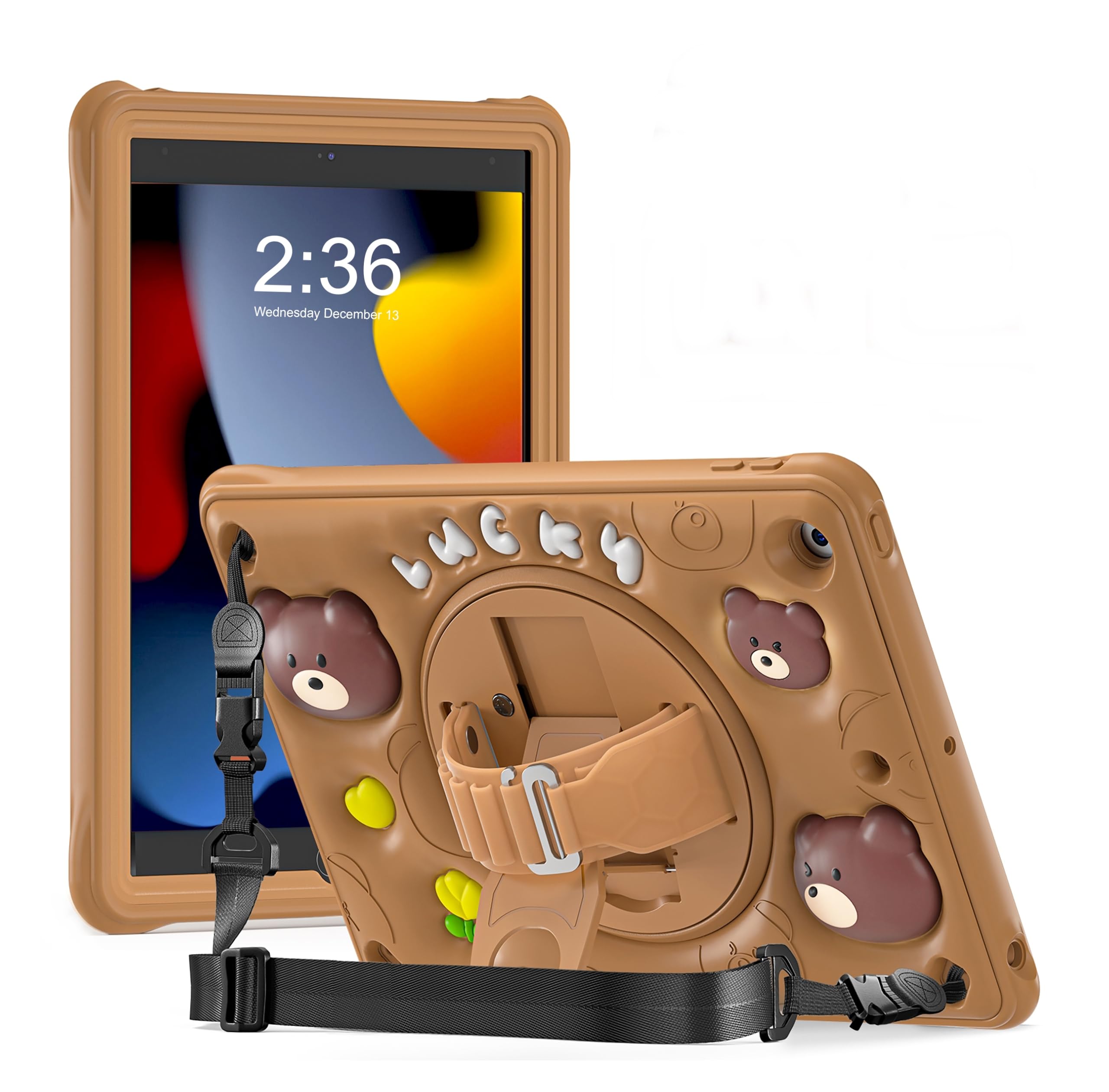 See full amazon price history chart for ProElite Case Cover for Apple iPad 10.2 inch Cover, Tough Bubble Kids case Cover for Apple iPad 10.2" 9th/8th/7th Gen with Rotating Kickstand & Shoulder Strap, Brown ProElite Case Cover for Apple iPad 10.2 inch Cover, Tough Bubble Kids case Cover for Apple iPad 10.2" 9th/8th/7th Gen with Rotating Kickstand & Shoulder Strap, Brown (B0DF5N28FY) Amazon Price History, Amazon Price Tracker