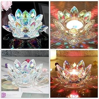 スワロフスキー キャンドルホルダー クリスタル 蓮の花 箱付き 購入証明書付き スワロフスキー キャンドルホルダー クリスタル 蓮の花 箱付き