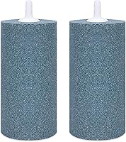 VIVOSUN 2-Pack Large 4x2 Inch Air Stones for Aquarium, Fish Tank, Hydroponics - Dense Fine Bubbles Oxygenation