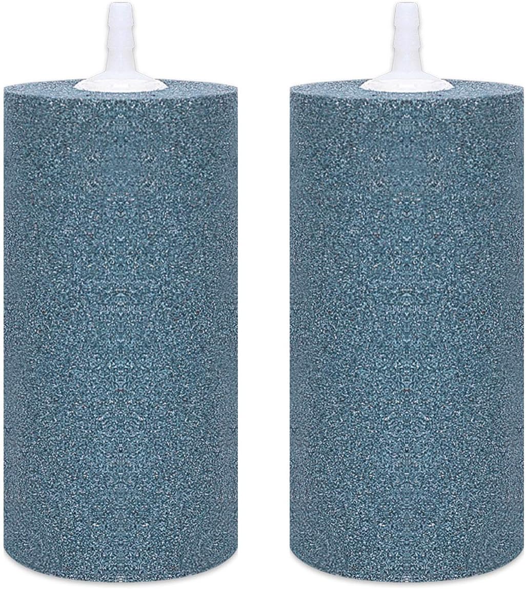VIVOSUN Air Stone 2PCS 4 X 2 Inch Large Air Stone Cylinder for Aquarium and Hydroponics Air Pump