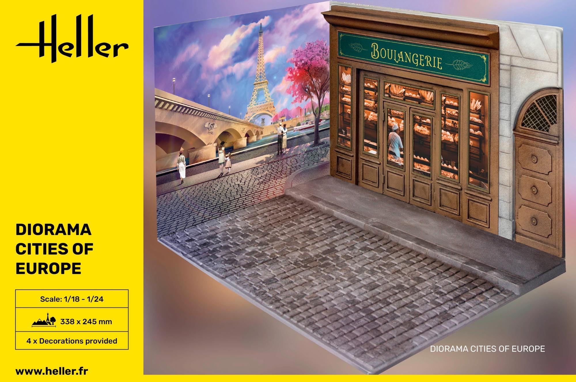 heller 81256 MAQUETTE DIORAMA CITIES OF EUROPE