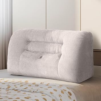 Reading Pillow for Couch and Bed,Beige