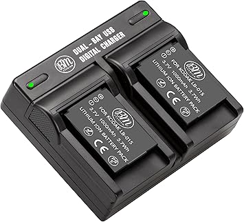 BM Premium 2 Pack of LB-015 Batteries and Dual Bay Battery Charger for Kodak PIXPRO WPZ2 Digital Camera