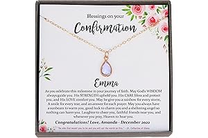 Personalized Confirmation Gift for Teenage Girl: Meaningful Cross Necklace in 14K Gold