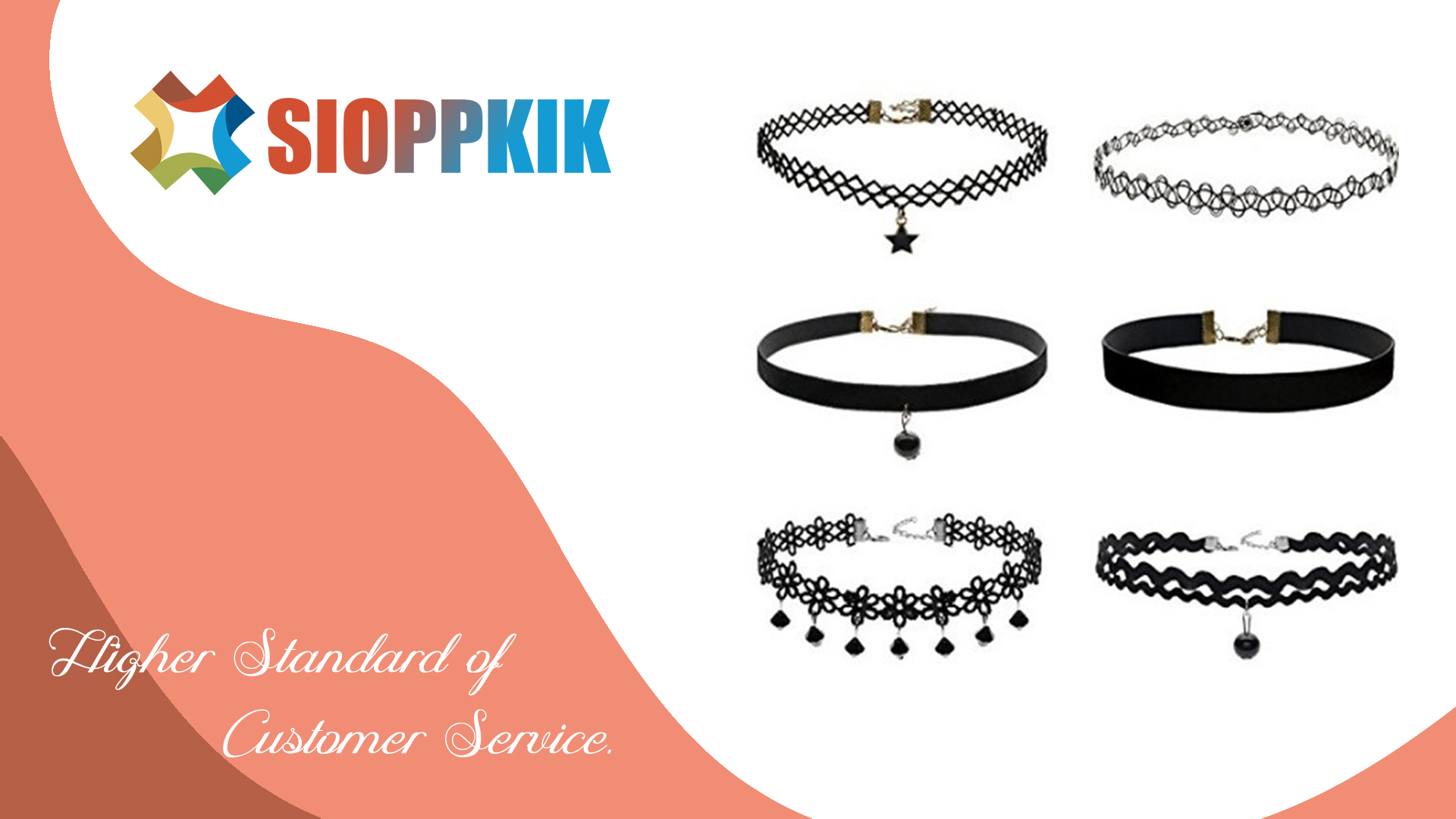 Set Di 6 Collane Girocollo In Velluto Per Donna - Regolabili, Stile Tatuaggio - Foto 7