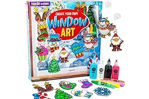 Made By Me Craft-tastic Christmas Suncatcher Kit for Kids