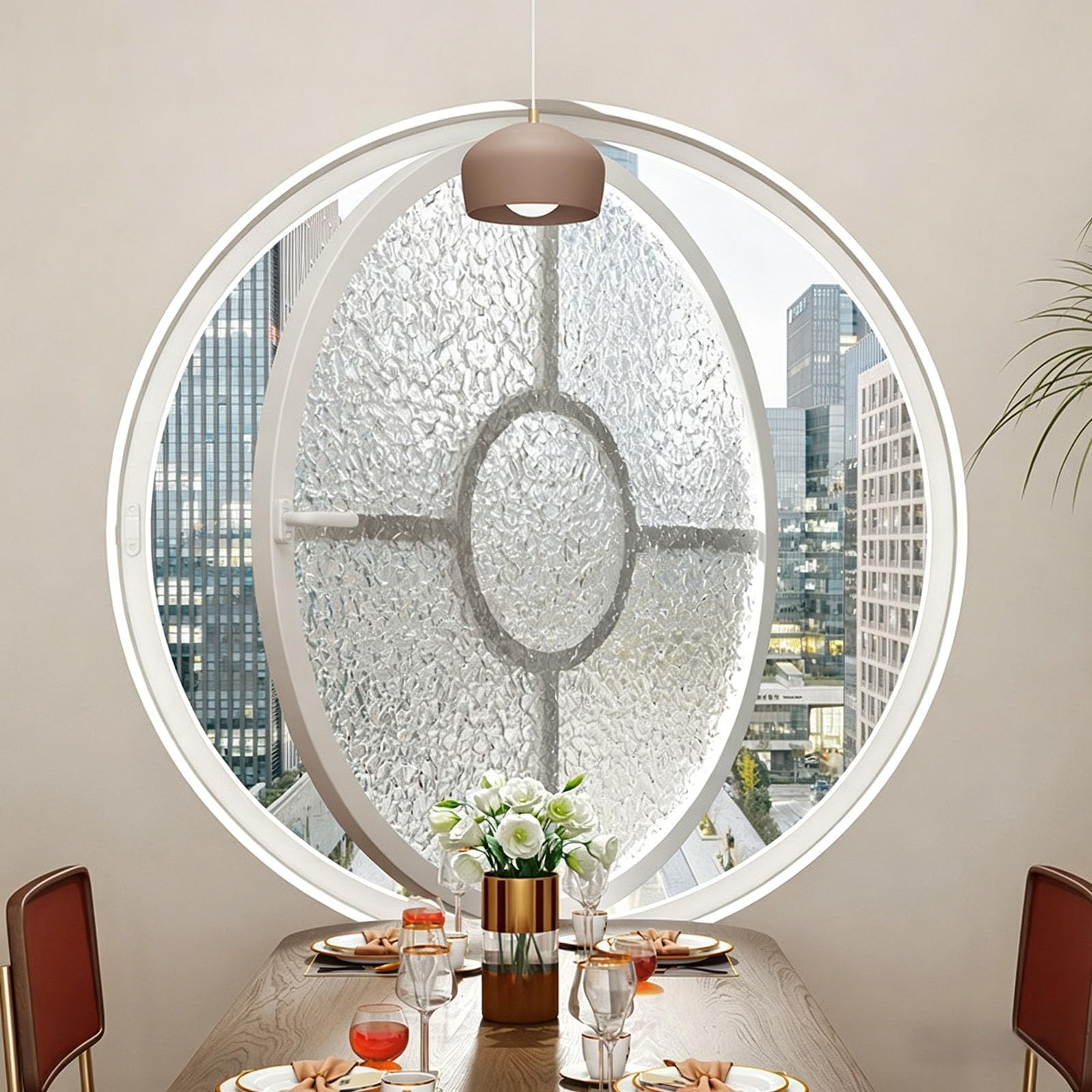 Ventana tipo hopper blanca para sótano que soluciona la falta de ventilación en trasteros