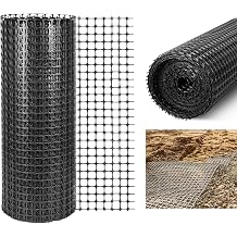 30KN Bi-Directional Polypropylene Geogrid, 1.42in Larger Grid, 3.3ft x 164ft, Ground Stabilizer & Foundation Reinforcement for Driveway, Roadbed, Parking Lot, Retaining Wall & Garden Path