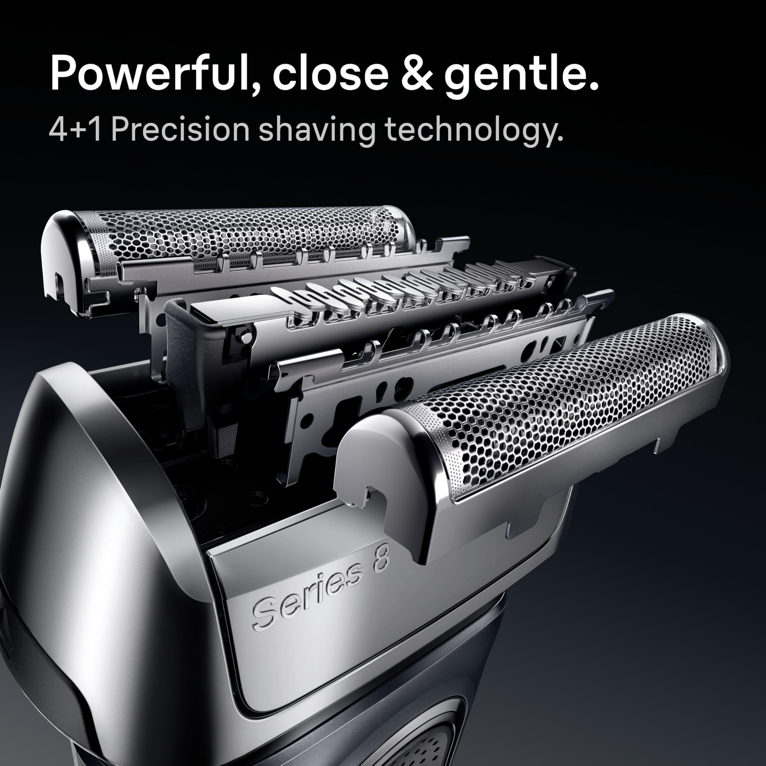 Braun Series 8 8560cc Electric Razor for Men, 4+1 Shaving Elements