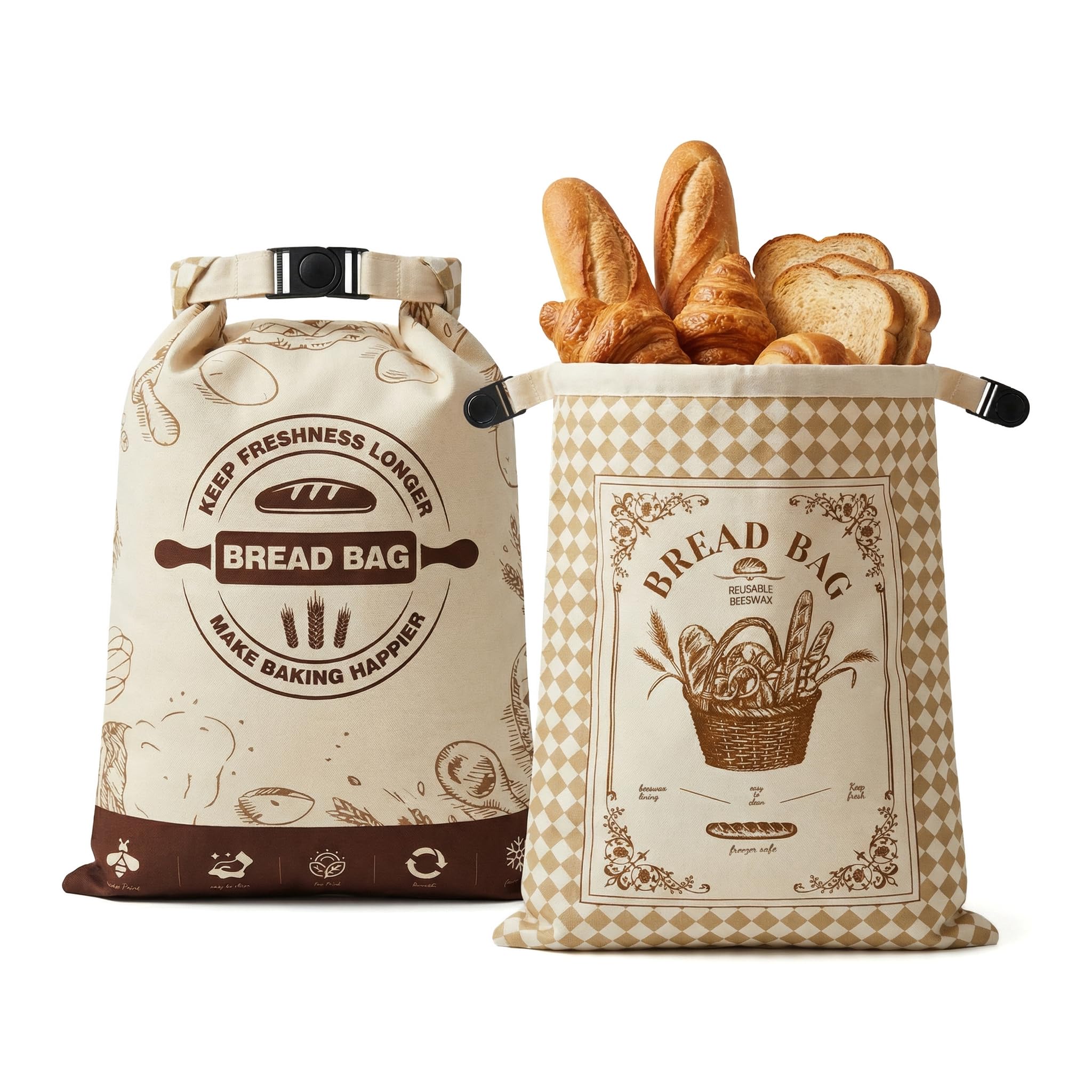 CHWPZRTKL Beeswax Bread Bags