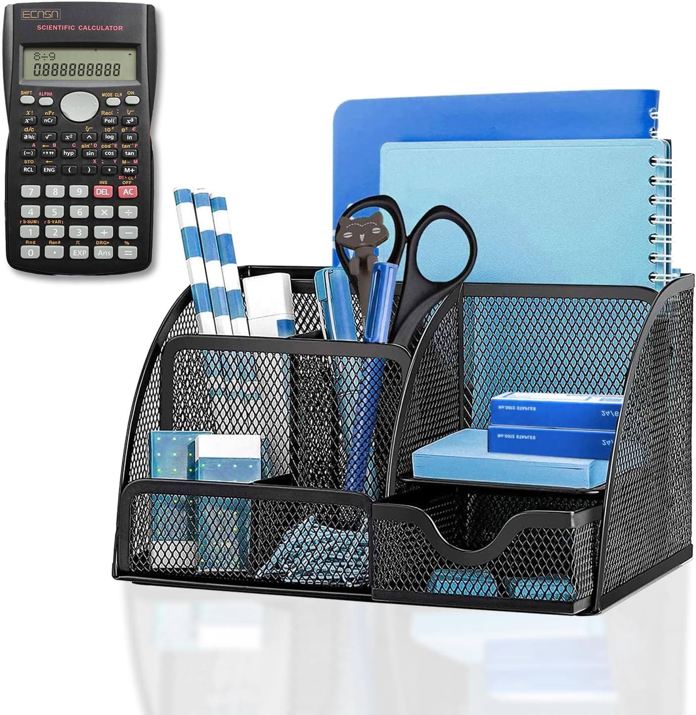 ECASA™ Office Desk Organizer with Free Calculator, Accessories Desk