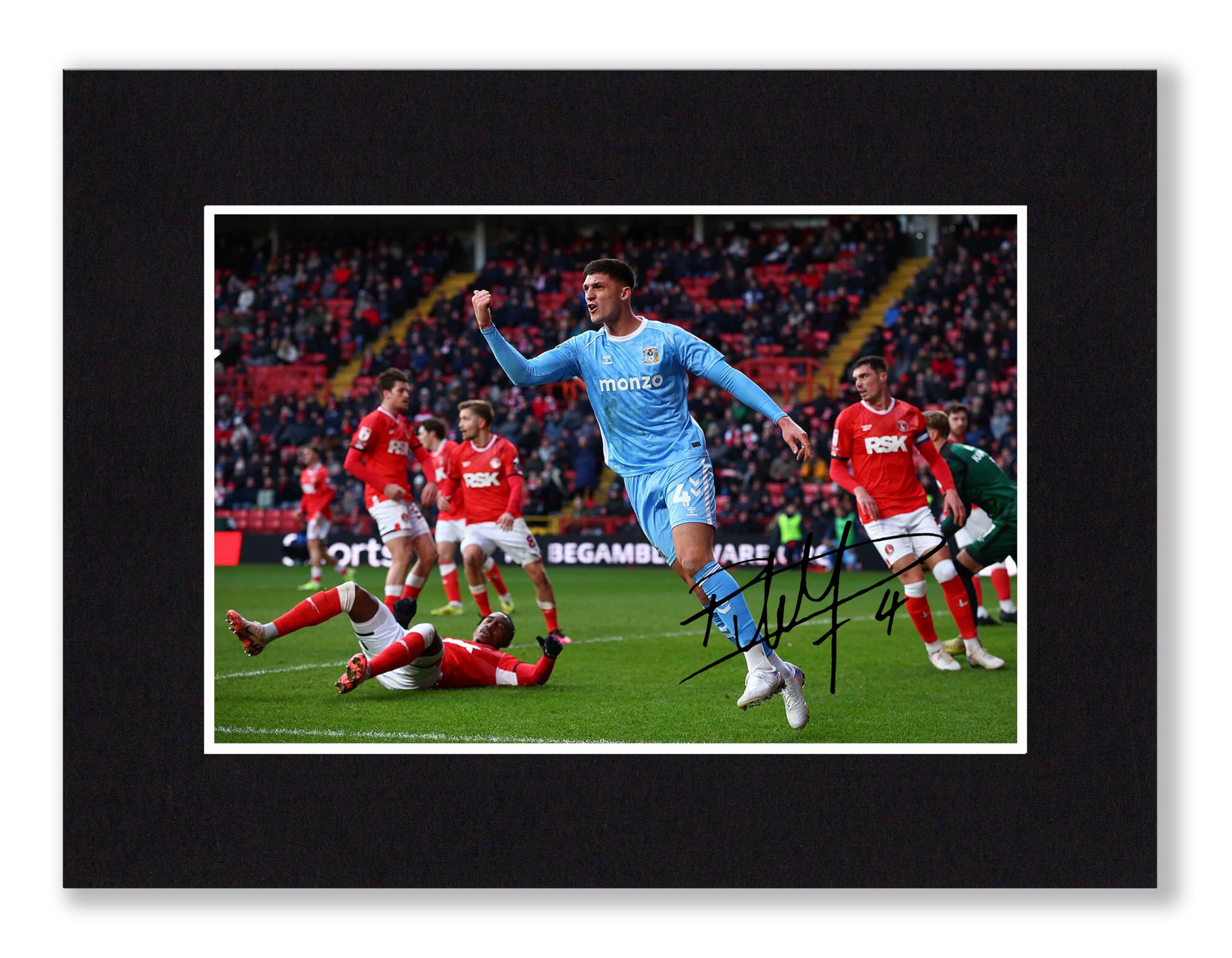 RJR PRINTS Bobby Thomas - Coventry City Signed 8x6 Inch Mounted Photo Print With Pre Printed Signature That Would Make A Great Gift For Any Fan And Is Ready To Be Framed
