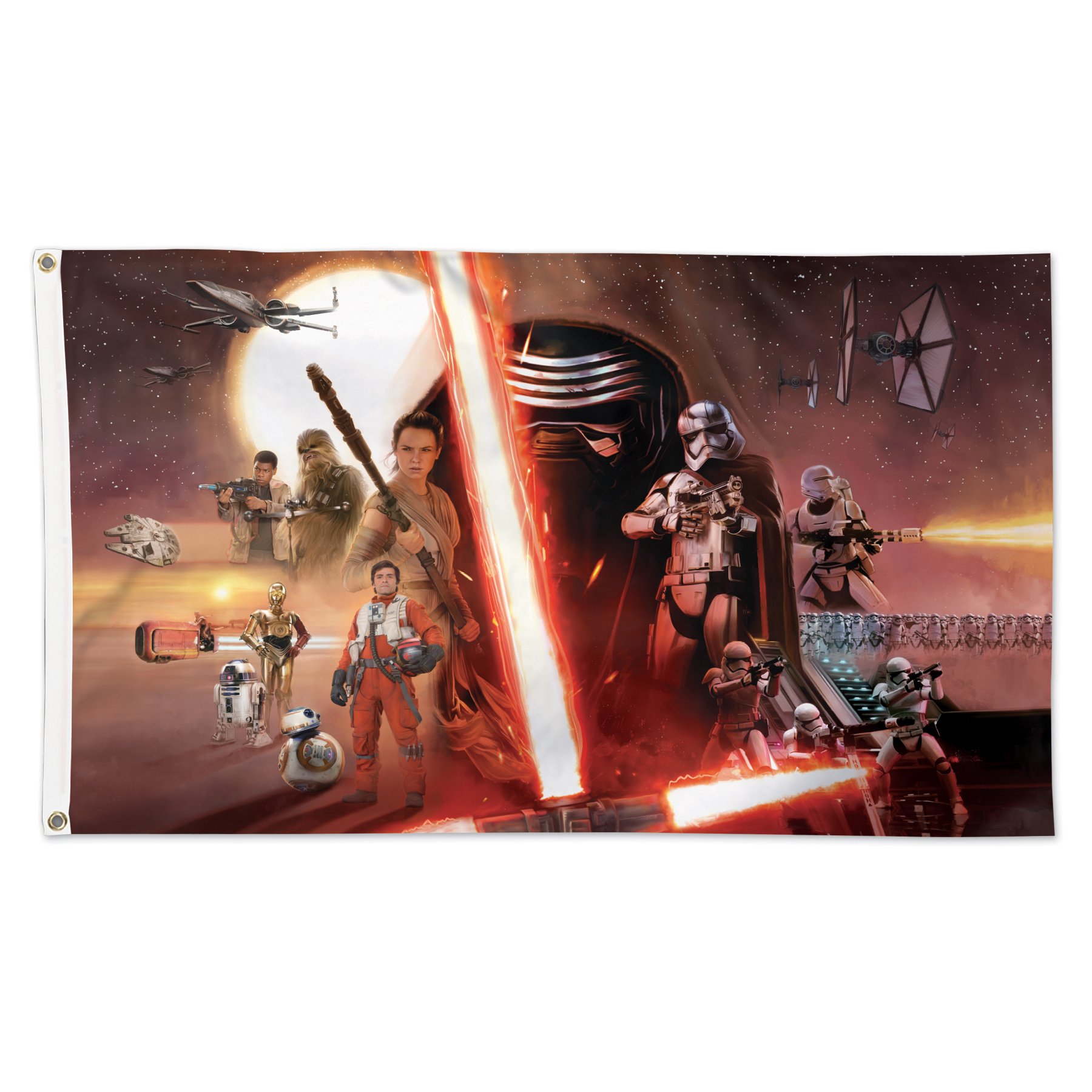 Drapeau Star Wars Episode VII Deluxe WinCraft, idée cadeau idéale pour fan de science-fiction