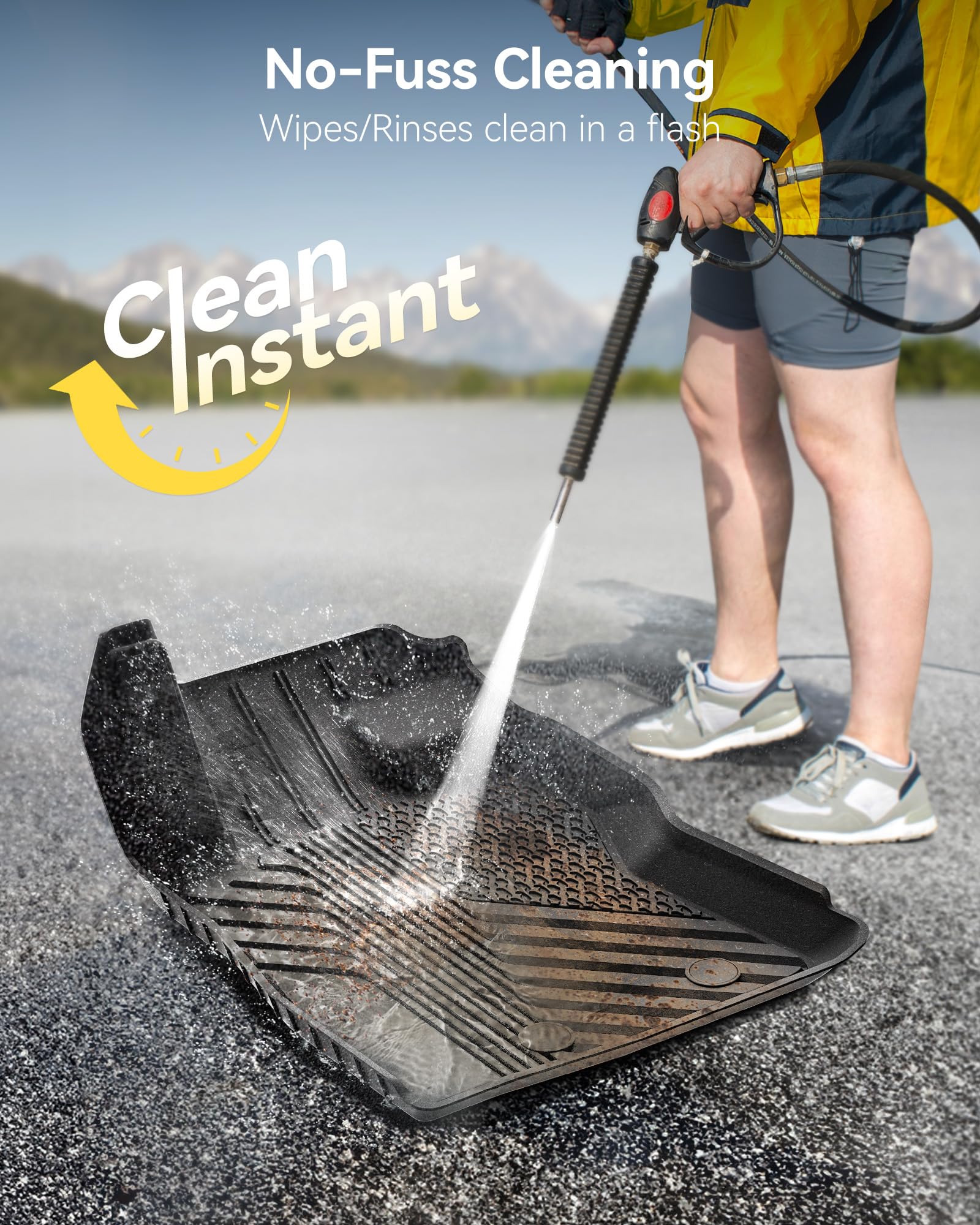 3W Floor Mats for 2024-2025 2026 Subaru Crosstrek Impreza All Weather TPE Custom Fit Floor Liners Full Set — view 4