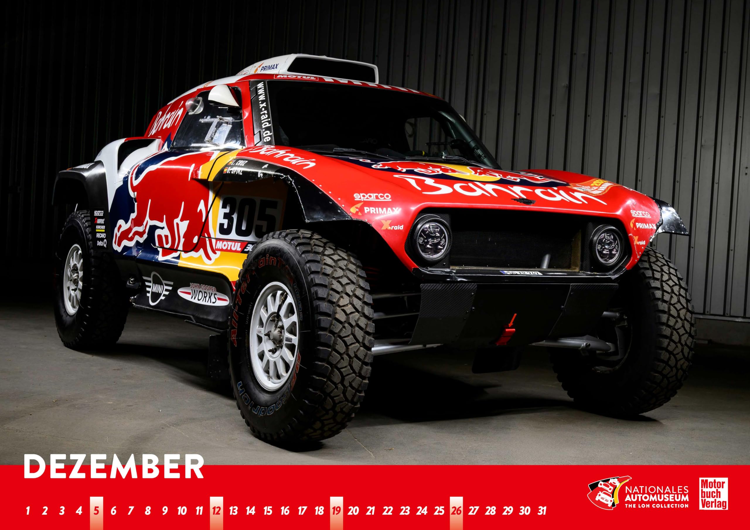 Best of Rallye 2027: Der Kalender des Nationalen Automuseums The Loh Collection