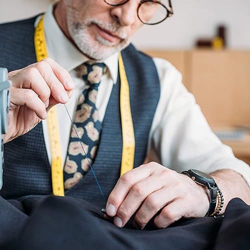 Miniatura 9 de Paquete de 30 agujas de coser de alta calidad para reparación a mano, 6 tamaños surtidos agujas con 2 Threaders, agujas de coser a mano, agujas de