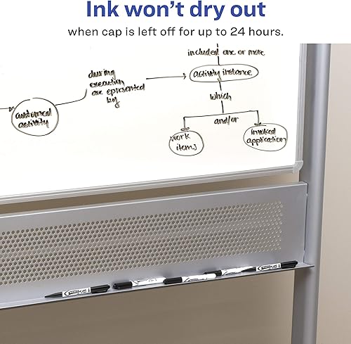 Miniatura 5 de AVERY Marks A Lot Value Pack - Marcadores de borrado en seco, marcadores de pizarra blanca con punta de bala, 24 surtidos (29860)