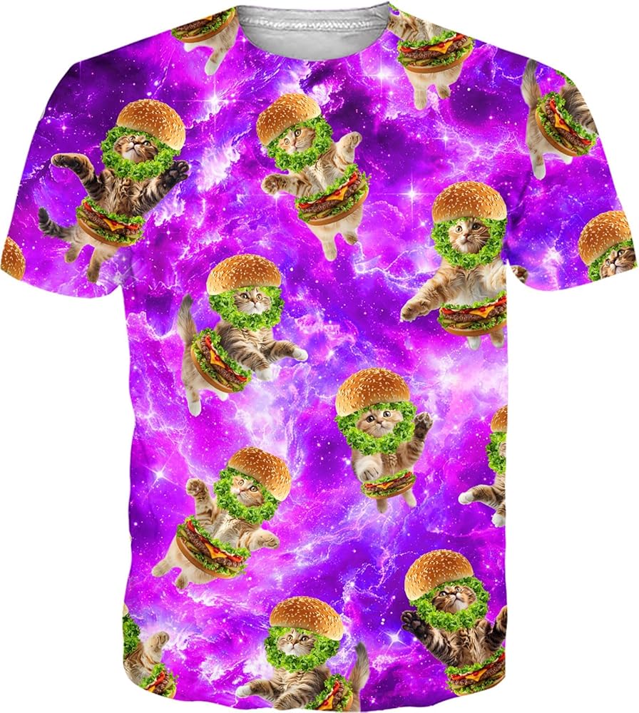 Herren T-Shirts Cool Neuheit Rundhalsausschnitt Kurzarm Lustig Grafik Oberteil Freizeit T-Shirts f - Bild 1 von 2