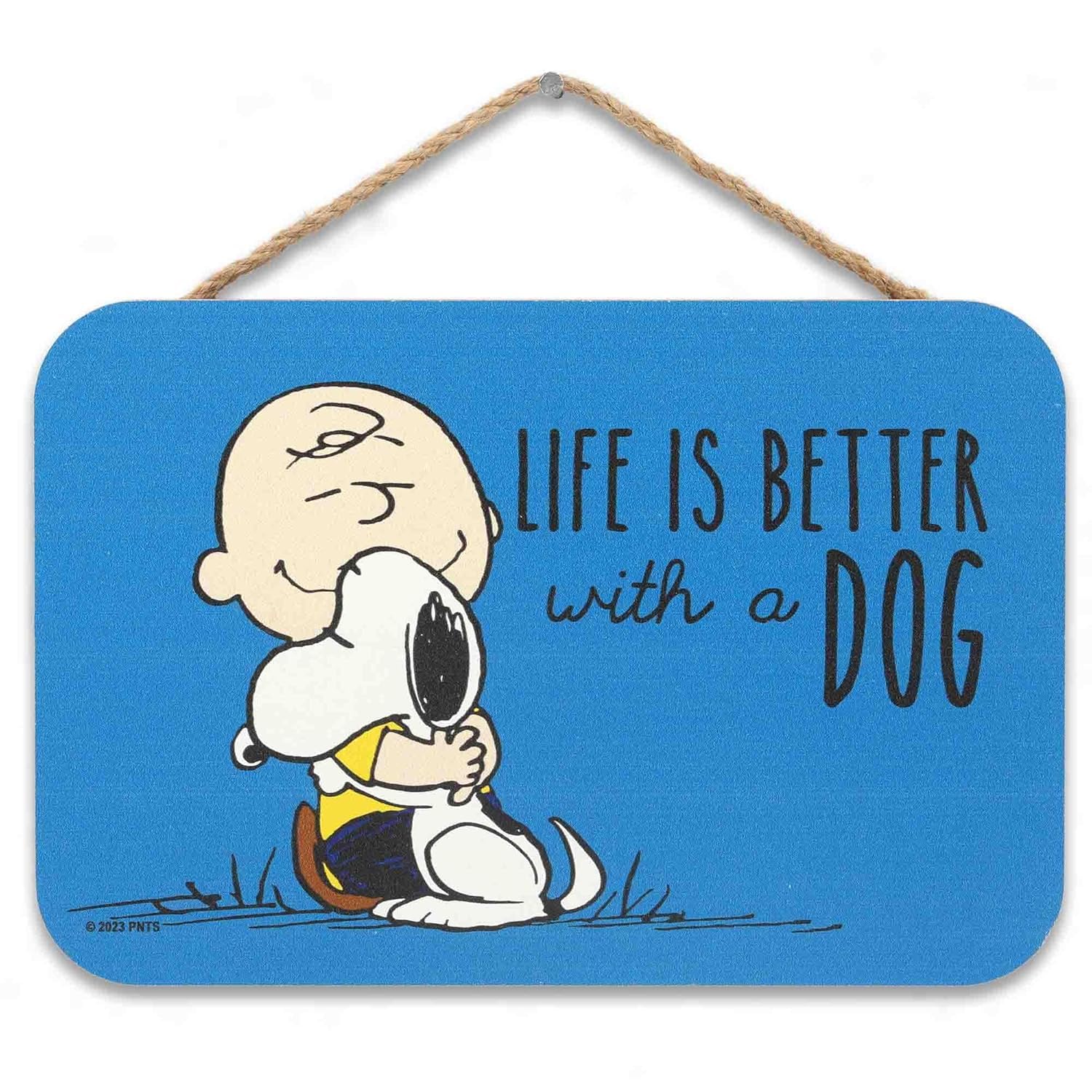 Mandala Soul Peanuts Charlie Brown and Snoopy Life Is Better With a Dog Hanging Wood Wall Decor - Cute Snoopy Sign for Home-image-42