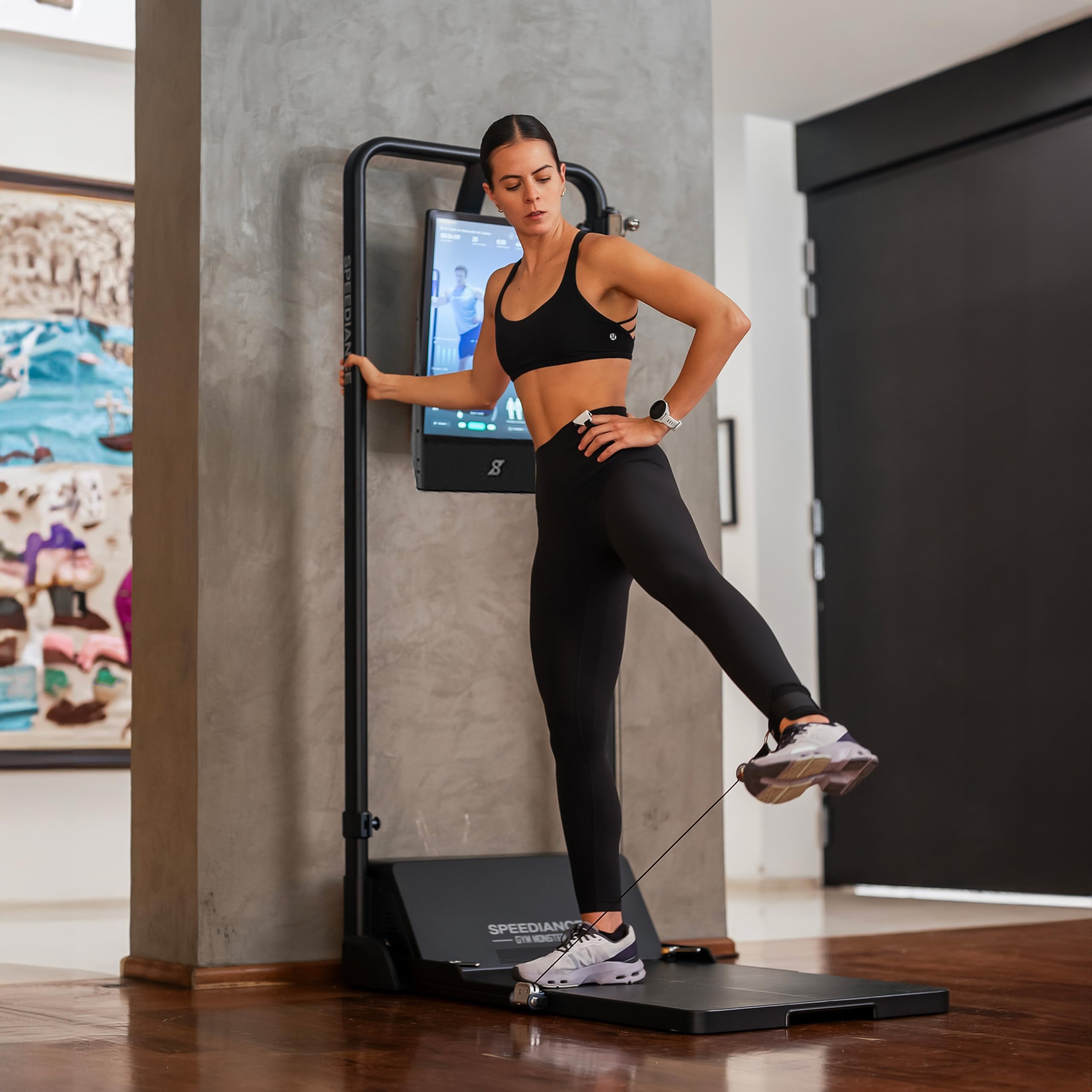 Speediance Gym Monster 2 - Gimnasio en Casa Inteligente Todo en Uno con Resistencia Digital de 100kg, Máquina de Poleas Dual, Banco Ajustable y Pantalla Entrenamiento IA, + 700 Entrenamientos Guiados