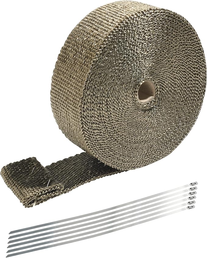 AOCISKA 2" x 50' Exhaust Heat Wrap,Heat Wrap for Exhaust