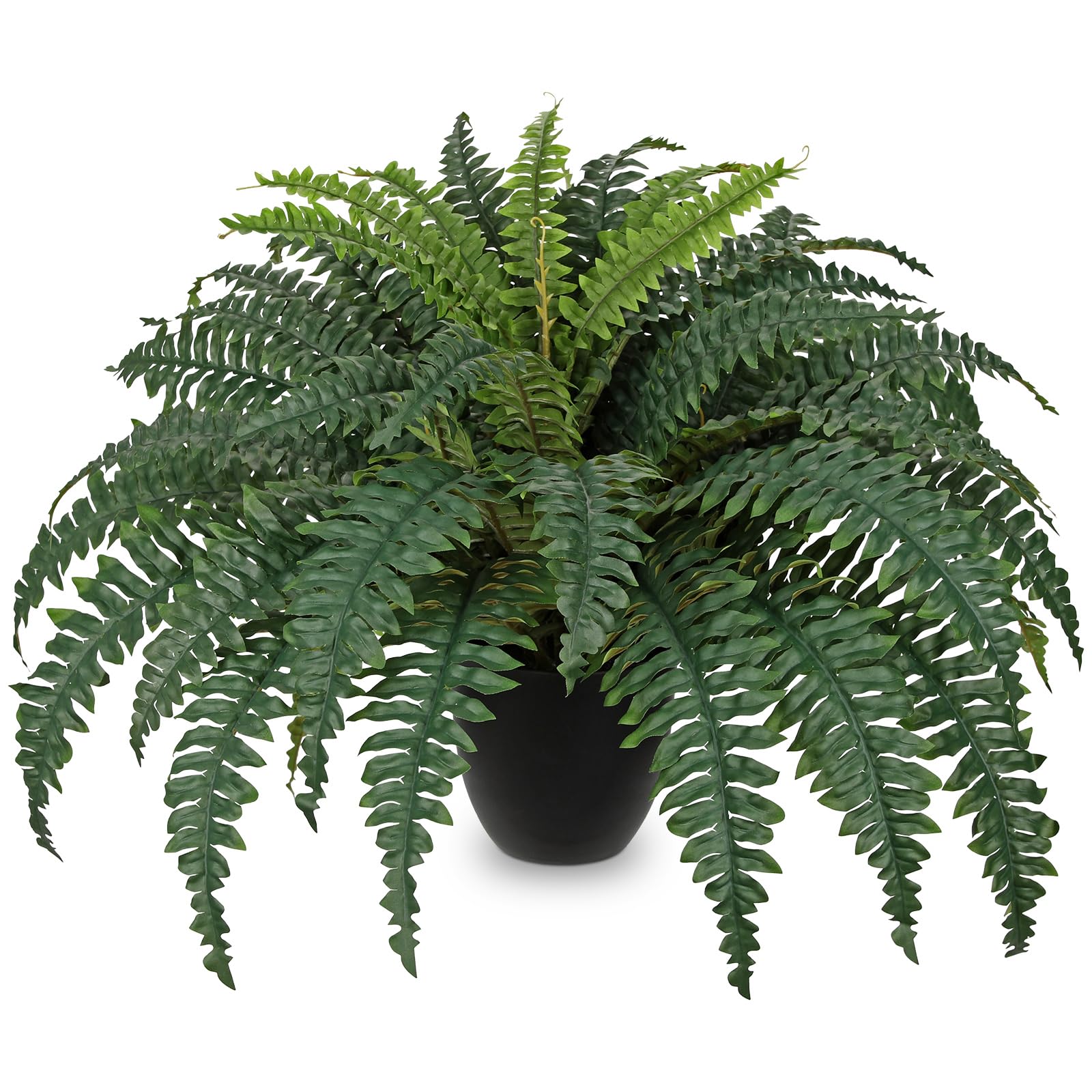 Hollyone Artificial Large Boston Fern Potted Plant