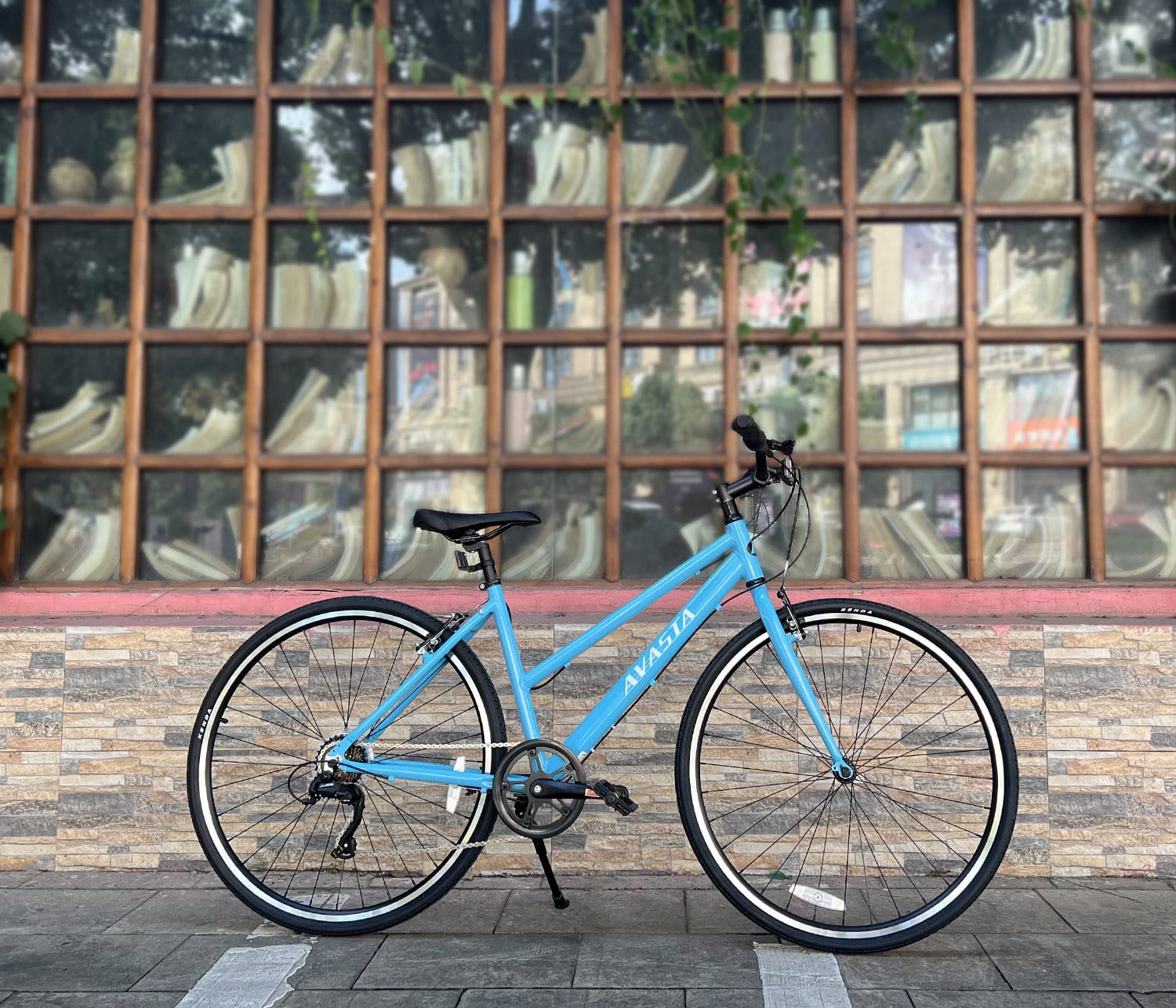 VL7 speed SPORTS 700C アルミ 7速 430mm 通勤クロス Amazon | AVASTA (アバスタ) ロードハイブリッドバイク 女性用 軽量
