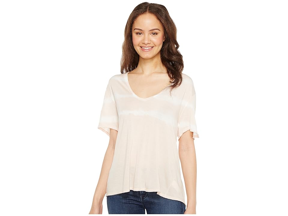 

Project Social T Melody Dyed Tee (Cameo Rose Placed Dye) Women's T Shirt