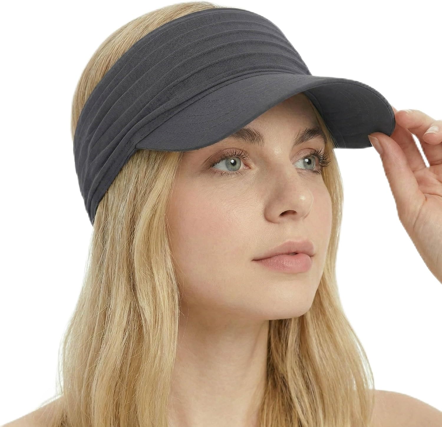 Sun Visors Hat Women Wrinkles Style Summer Golf Caps UV Protection Beach Sports Hats