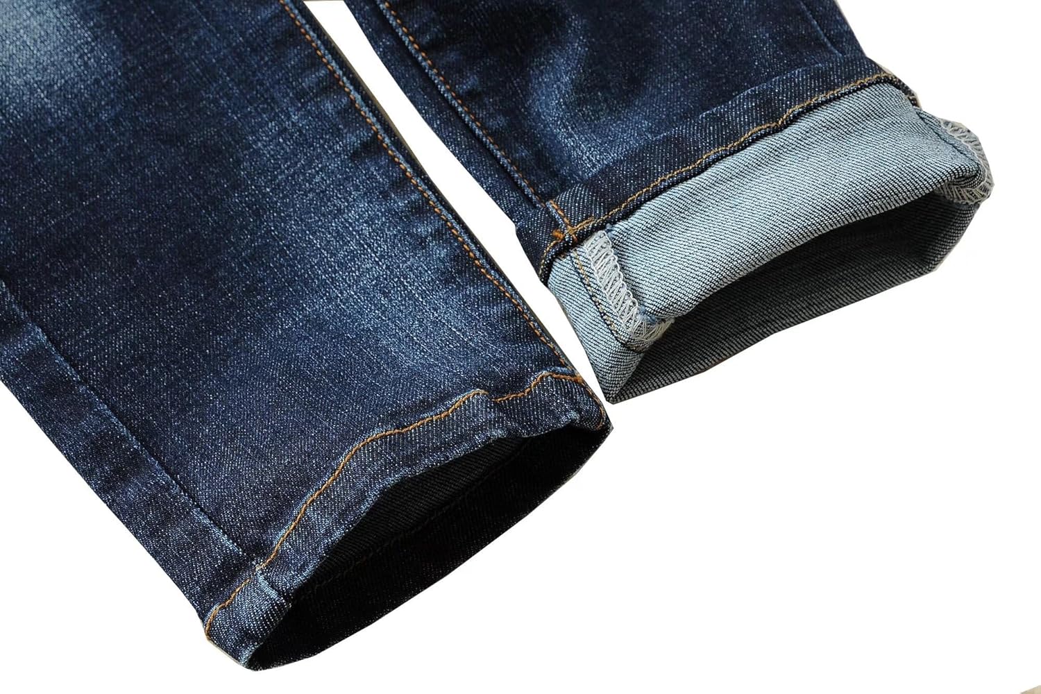 Boys' Elastic Washed Pull On Straight Jeans, 2T-14 Years - Image 5