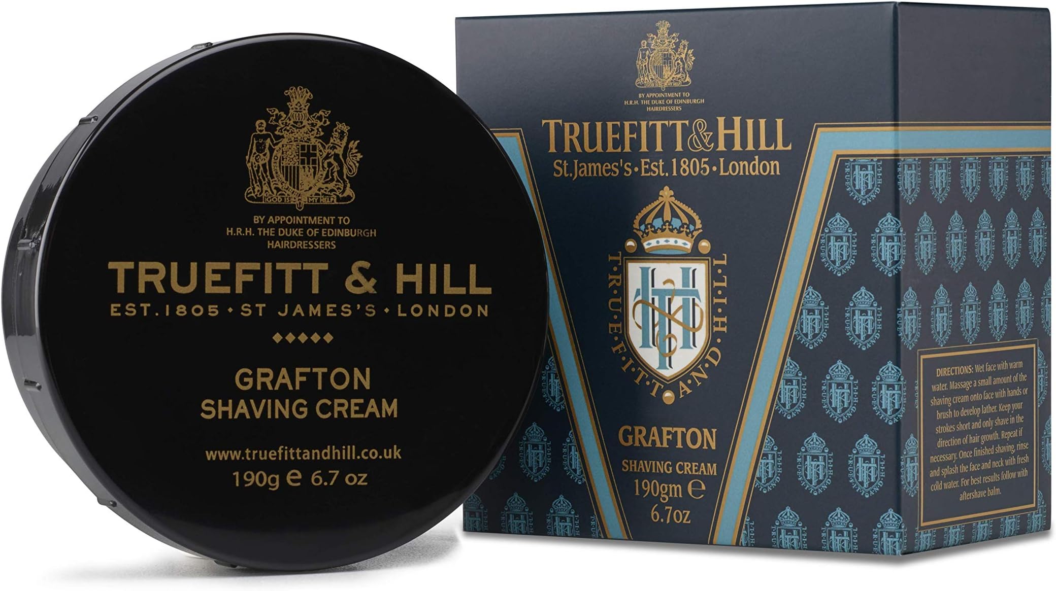 Truefitt & Hill Grafton Shave Cream Bowl 190gm