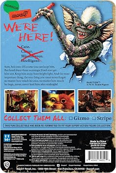 SUPER7 Gremlins Reaction Figures Wave 01 - Gizmo, 3.75 inch Scale, RE-GREM-04652