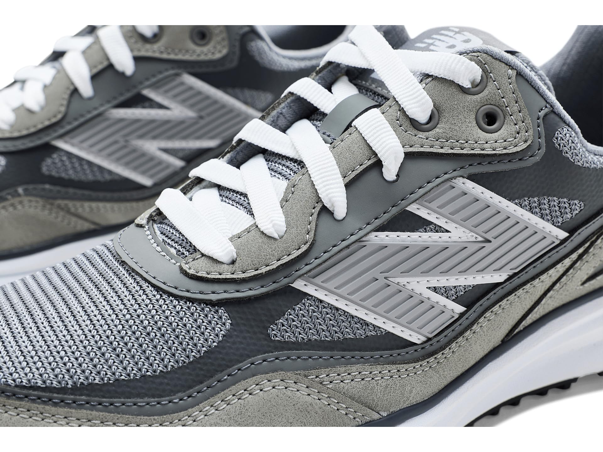 New Balance Zapato de Golf para Hombre, Gris, 9 Wide