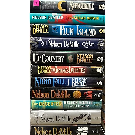 Nelson Demille Hardcover Novel Collection 11 Book Set