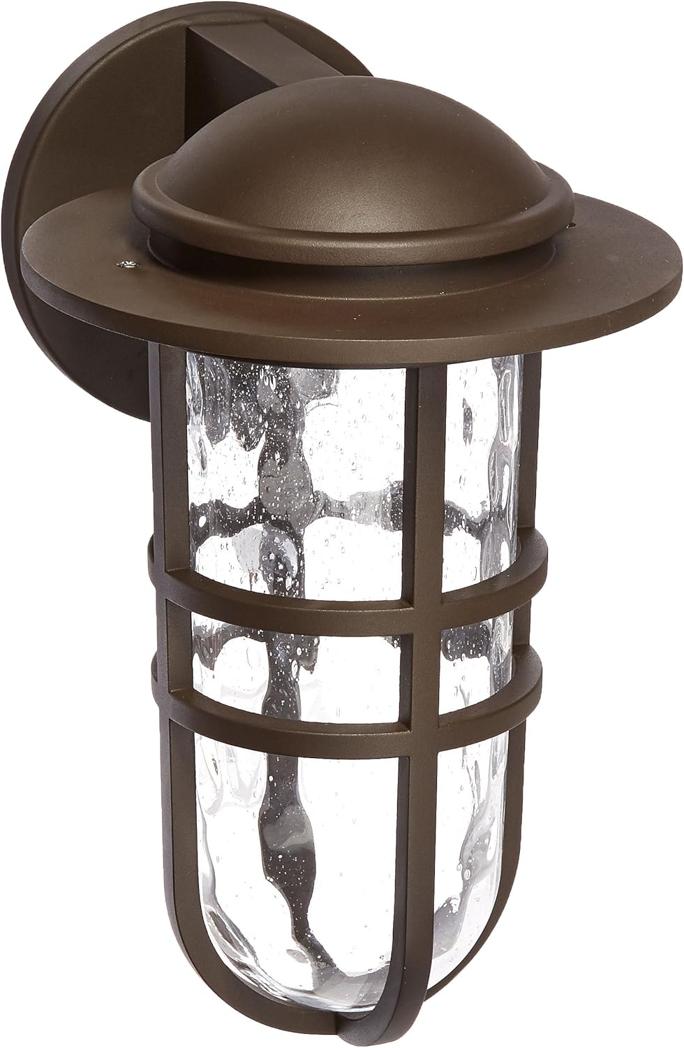 WAC Lighting dweLED, Steampunk 13in LED Indoor and Outdoor Wall Light 3000K in Bronze