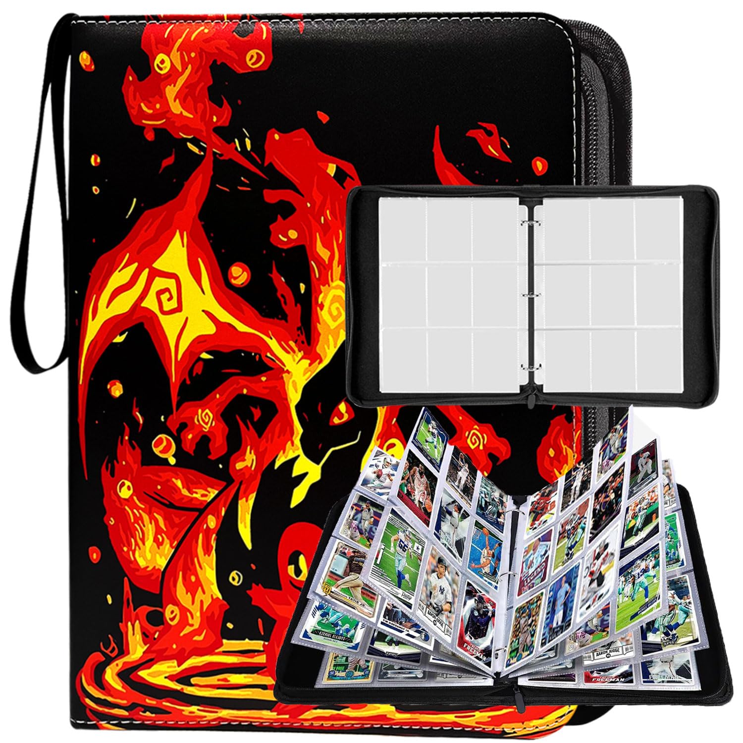 Card Binder 900 Pokets, Trading Card Binder 9-Pocket Cards