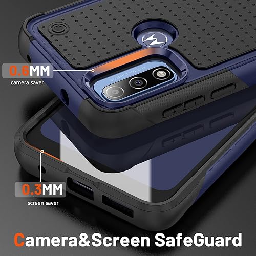 Miniatura 5 de for Moto G Play 2023Moto G Pure Case,Moto G Power 2022 Case with Screen Protector,Military Grade Drop Tested Heavy-Duty Tough Rugged Shockproof
