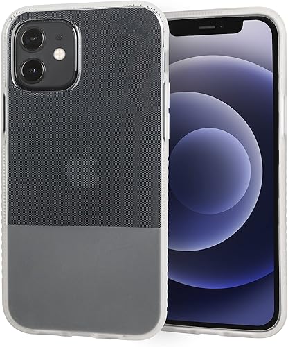 BodyGuardz Funda Stack de protección contra impactos de 10 pies compatible con el iPhone 12 Mini (dos tonos transparentes)
