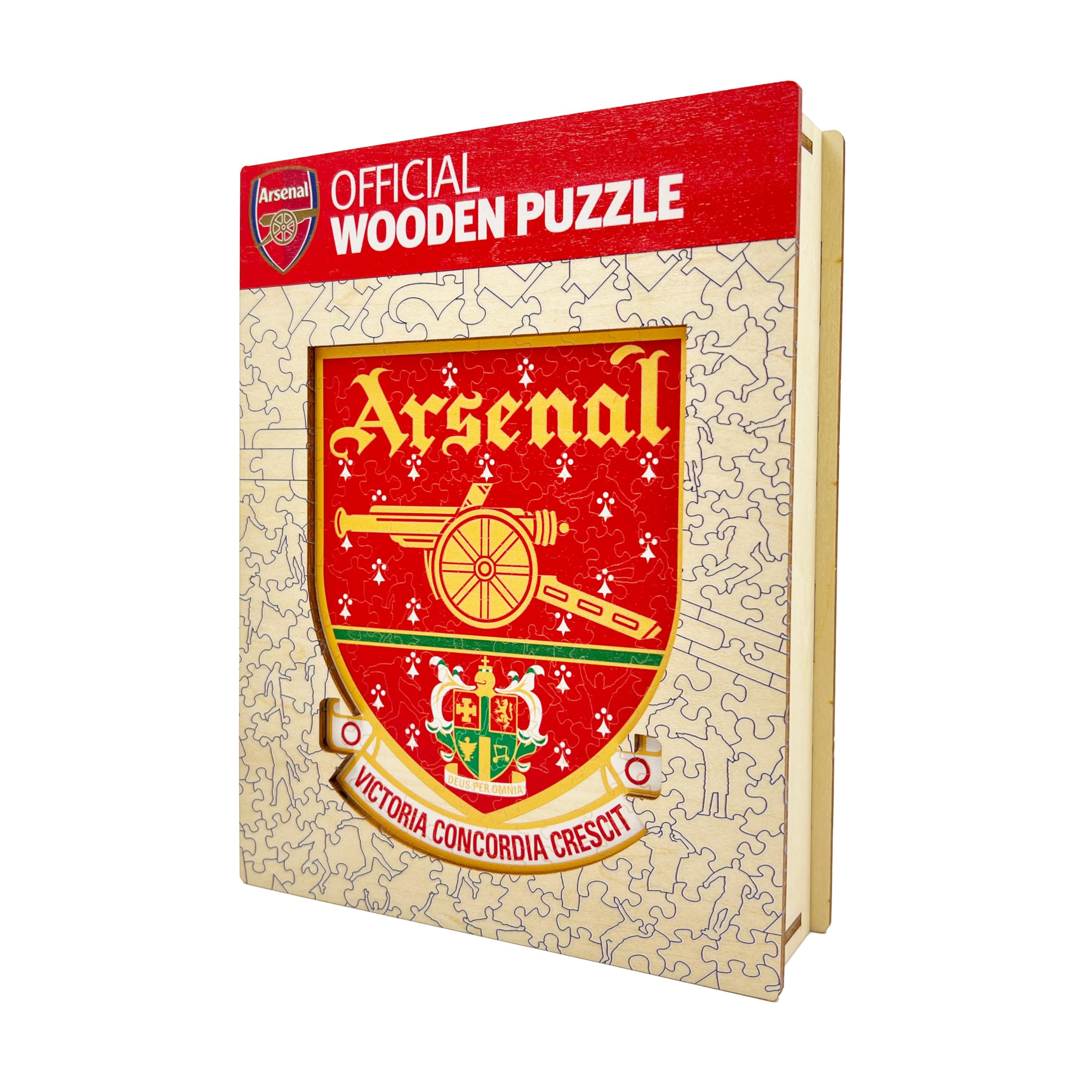 Iconic Puzzles Drewniane puzzle, unisex-dorośli, wielokolorowe, duże