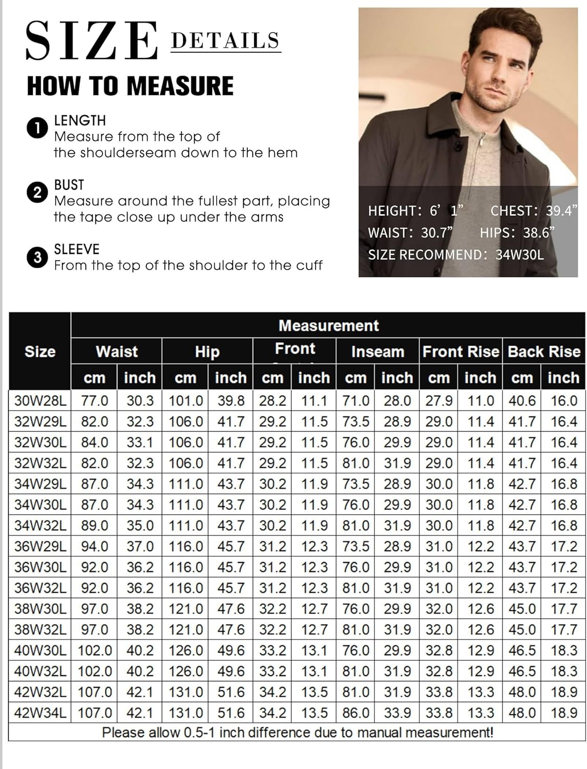 COOFANDY Men Classic Fit Dress Pant Casual Flat Front Pant Expandable Waist Suit Pant - Image 5