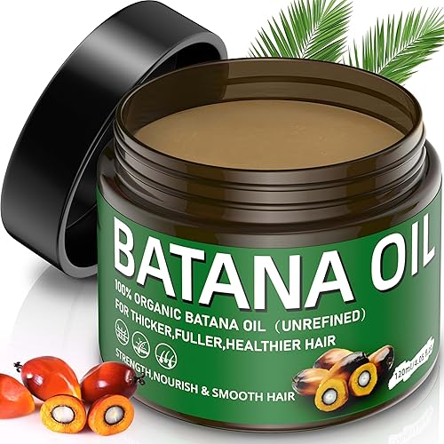 Aceite de batana crudo para el crecimiento del cabello, 100 % natural crudo y puro, sin refinar, aceite de batana orgánico Dr. Sebi, evita la