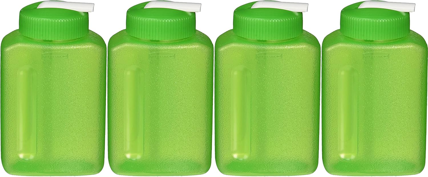 Rubbermaid Juice Box, Litterless, 8.5 Oz / 250 Ml (Pack of 4)Green